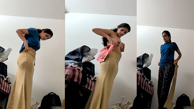 Indian Mallu Sister – Dress Change Video Clip Update