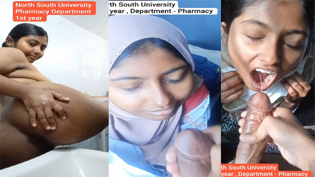 Bengali Girl In Hijab Taking Cum – Mouth And Face Showing Asshole Viral Video