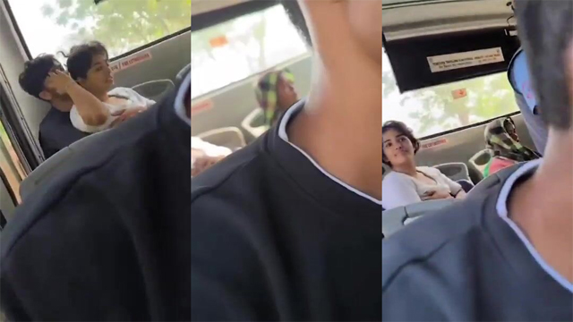 Indian College Girl Boobs Pressing – Having Sex Government Bus