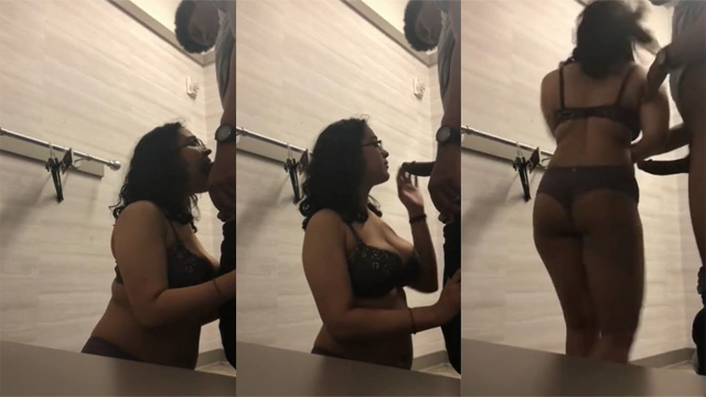Nerdy Mallu Girl Giving Blowjob – Standing Fuck & Ass Riding Viral Mms