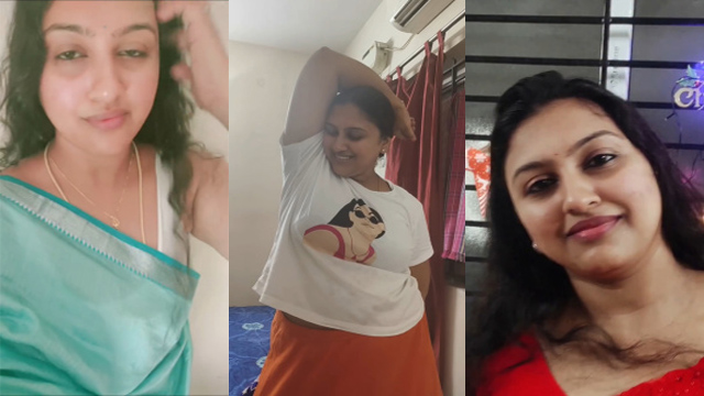 Tamil Aunty Sowmya @sowmya_officialpage Viral Video