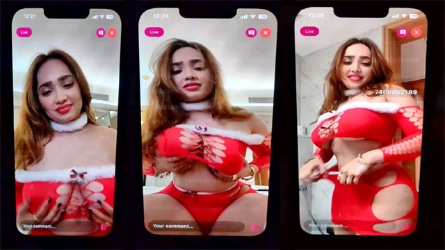 Aditi Mistry Christmas Showing Full Live
