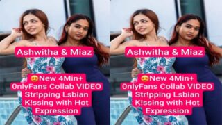 Ashwitha & Miaz – Lesbian Collab Strip Hard Fuck MMS