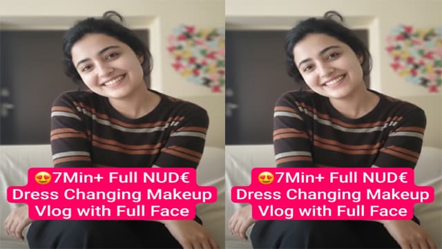 Desi GF Latest Viral Full Nude Dress Changing & Makeup Viral Free Mms