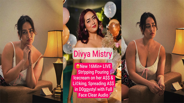 Divya Mistry Stripping Boobs Pressing Full Face New 16Min video
