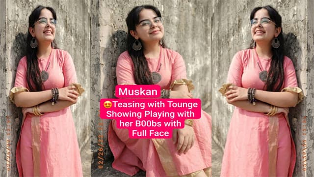 Muskan Miss Teasing Charming Exclusive Viral Leak