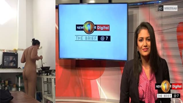 Lankan Anchor Naked – Cooking Nude Fuck Viral