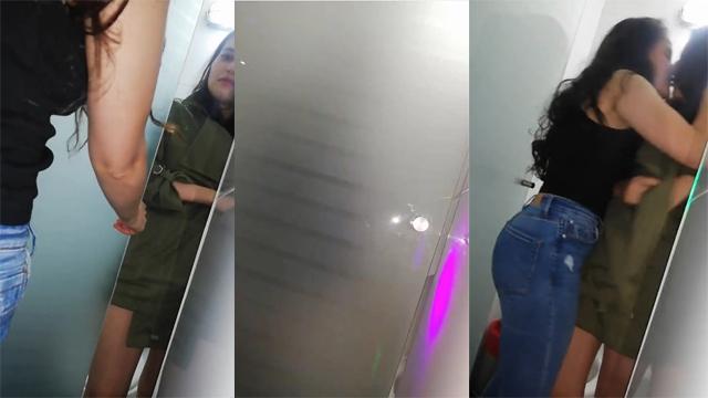 Rich girls ke beech washroom mein Lesbian Sex