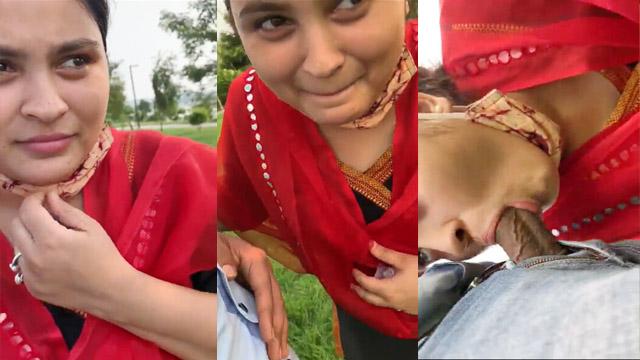 Telugu Desi Girl Deep Blowjob Village Outdoor