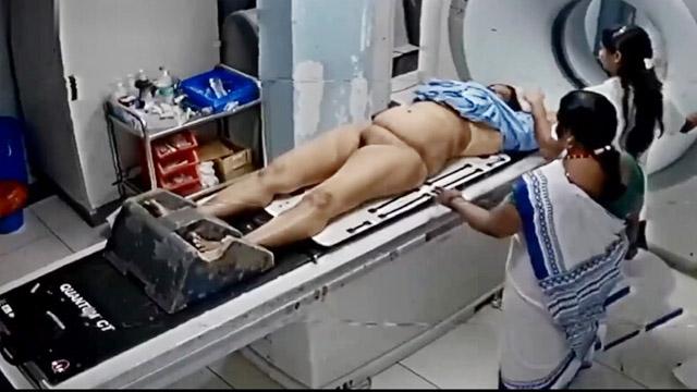 Milf Bhabhi Clinic Room Nude CCTV XXX Leak