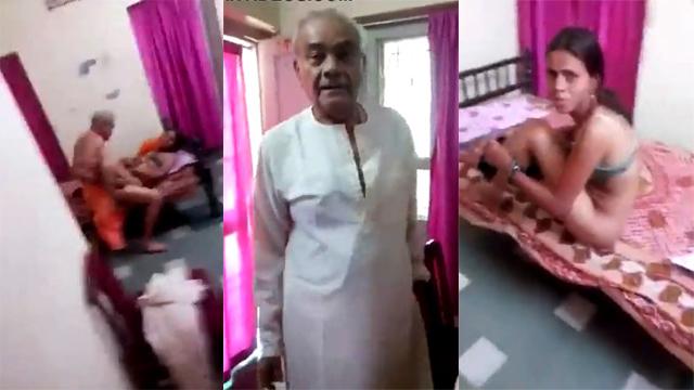 Old Indian Pundit Fucking Teen Girl Mms Video